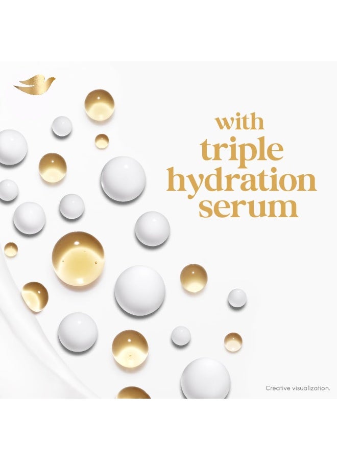 دوف غسول الجسم دوف للعناية بالبشرة الحساسة مع سيروم الترطيب الثلاثي، 825 مل - Image 2